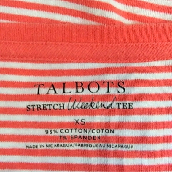 Talbots Stretch Weekend Tee - Picture 5 of 5